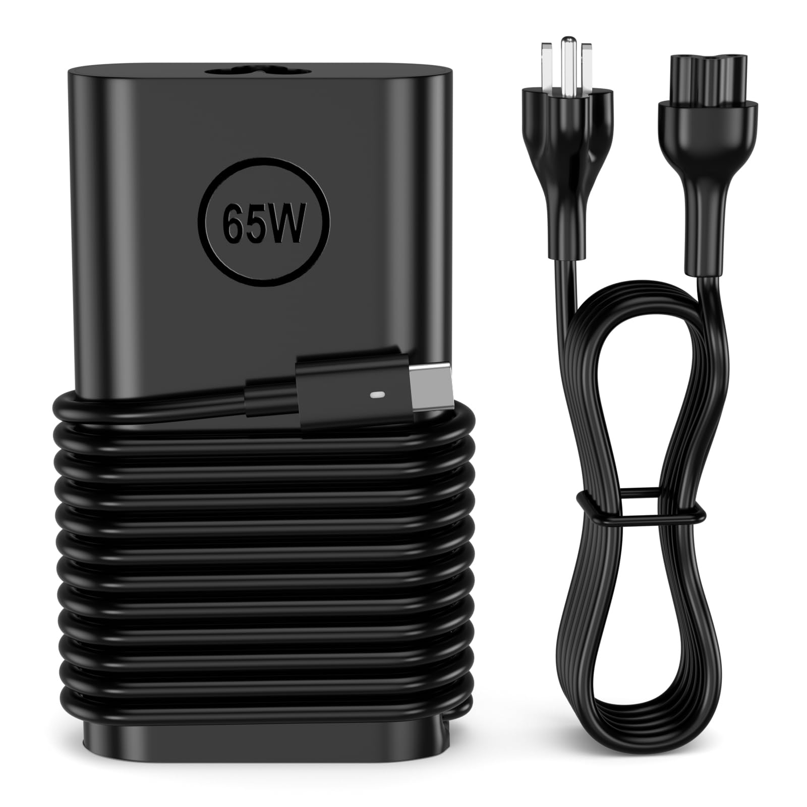 Ryaobwu 65W 45Watt USB C Charger Compatible with Dell Latitude 5520 5420 5320 5430 7420 7390 7320 7400 XPS 13 15 Chromebook 3100 Computer Fast Charging Type C Power Supply Cord