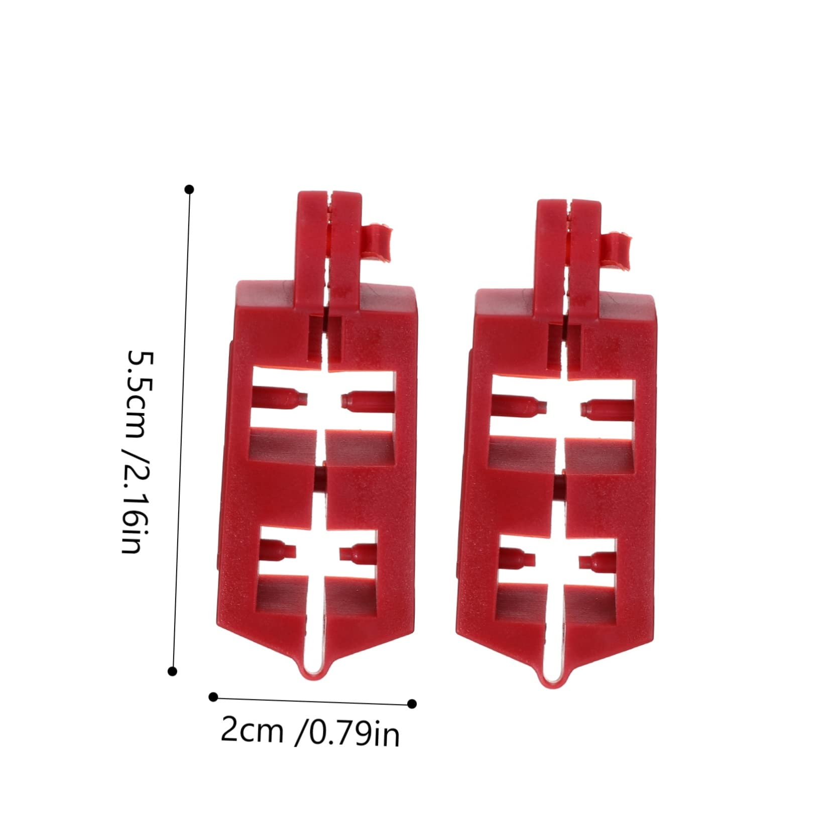 Cabilock 2Pcs Circuit Lockout Device Grip for Electrical Safety Red