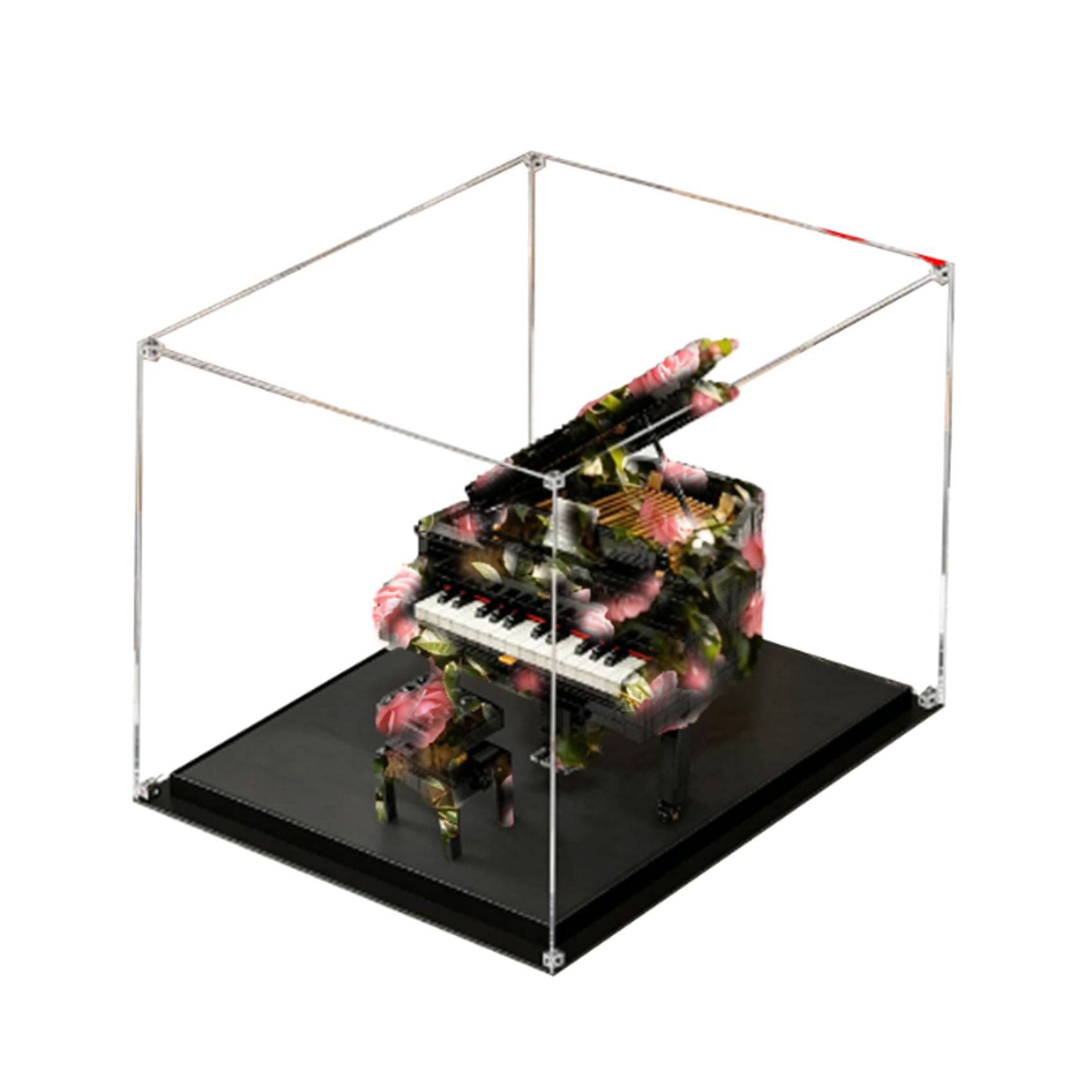 Acrylic Display Case for Le-go 21323 Piano Model, Dustproof Display Box (display box only) (3mm)