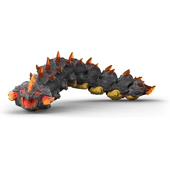 Schleich ELDRADOR Lava Worm 70864 Toy Figure from 6 Years 25 x 4 x 5 cm