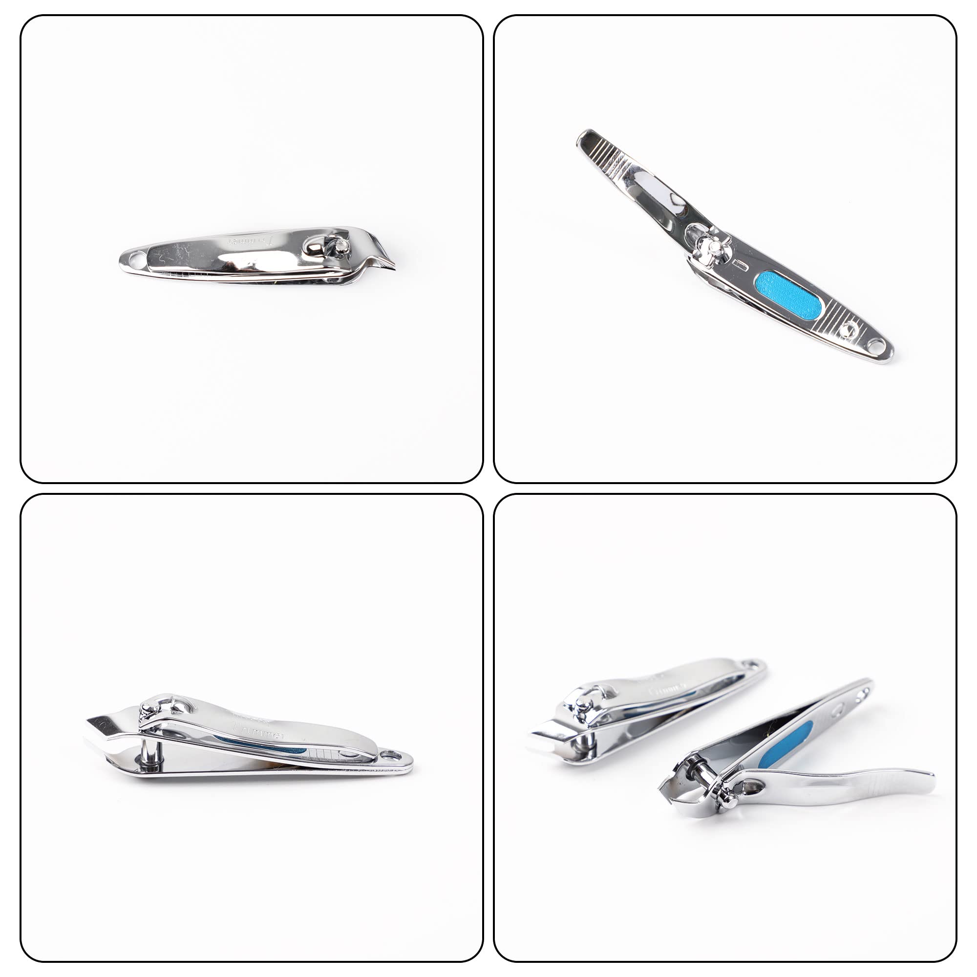 sourcingmap 6 PCS Nail Clippers Set, Sharp Metal Slanted Edge Toenail Fingernail Clippers - Image 4