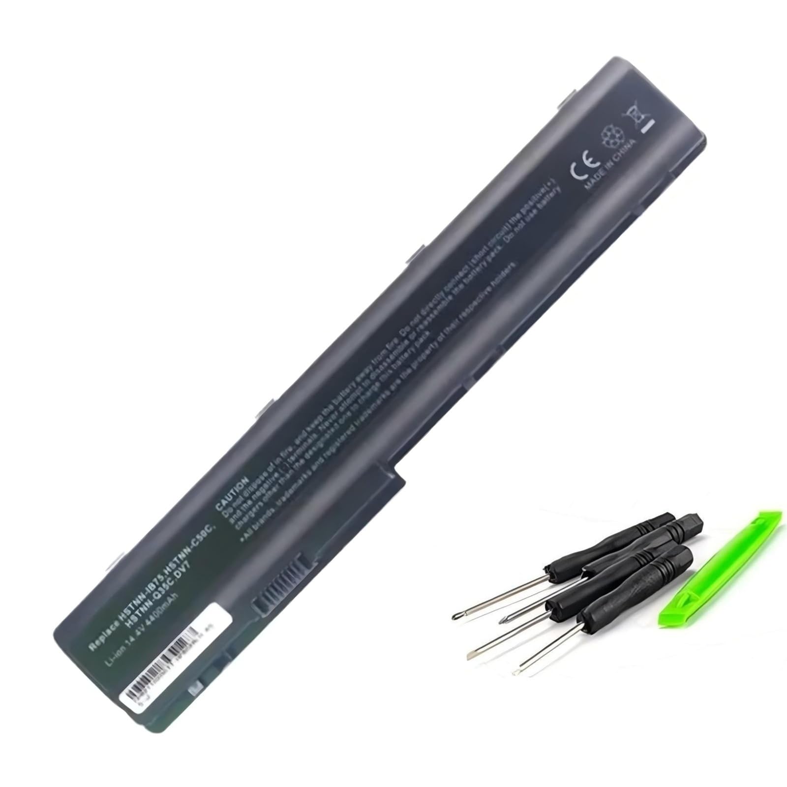 Batteria for laptop 14,4 V 4400 mAh GA08, compatibile for HP Pavilion DV7-1000 1100 1200 2000 2100 2200 DV8-1000 1100 1200 HDX18.