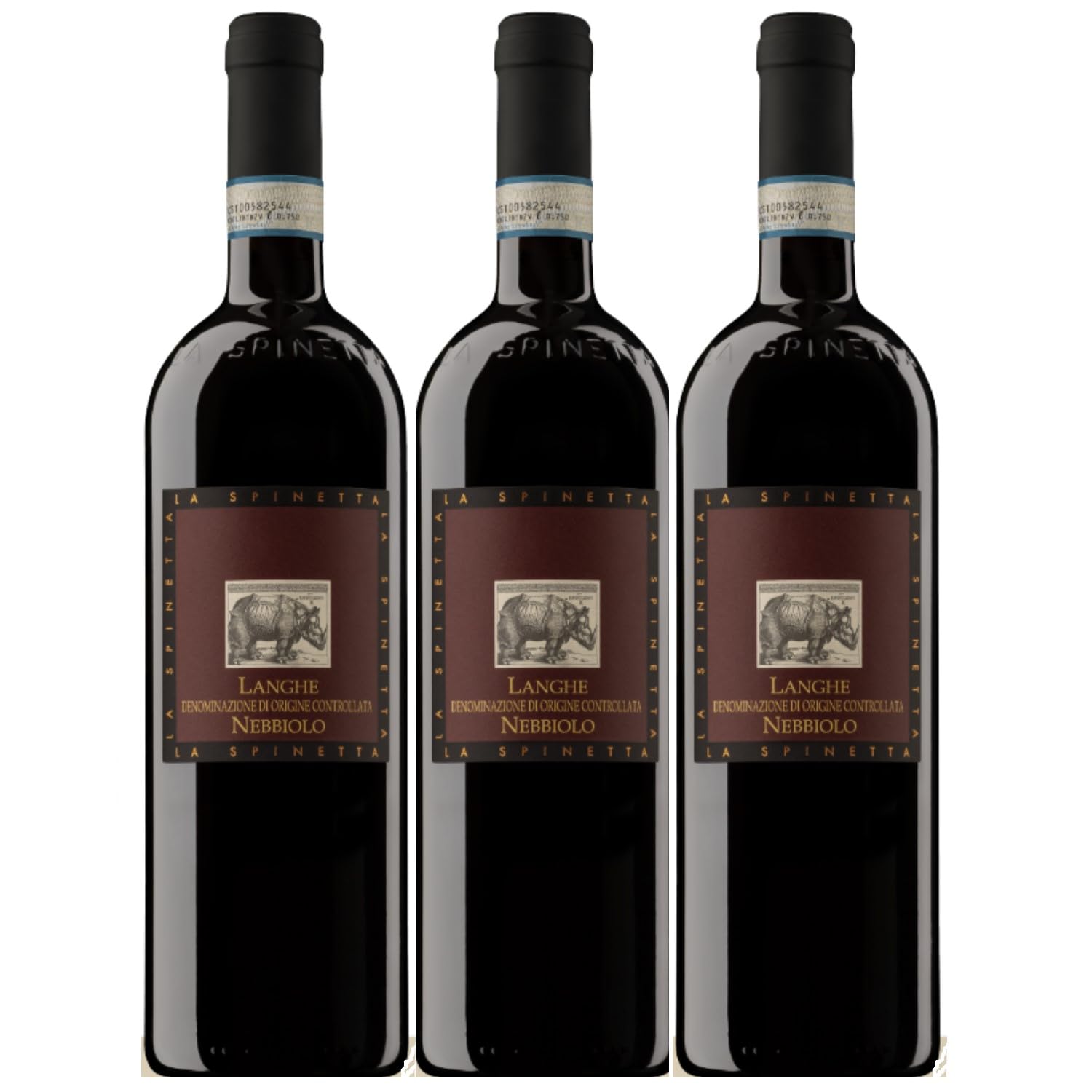 La Spinetta Langhe Nebbiolo Straderi Rotwein rot trocken Piemont Italien inkl. FeinWert E-Book (3 x 0,75l)