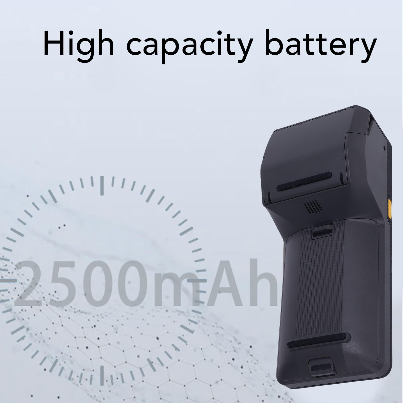 Escáner de Código de Barras, Terminal Móvil de Pantalla Táctil de 5 Pulgadas para Android 11, Impresora PDA de Mano de 58 Mm, Captura de Datos de Código de Barras 1d 2D, BT5.0,