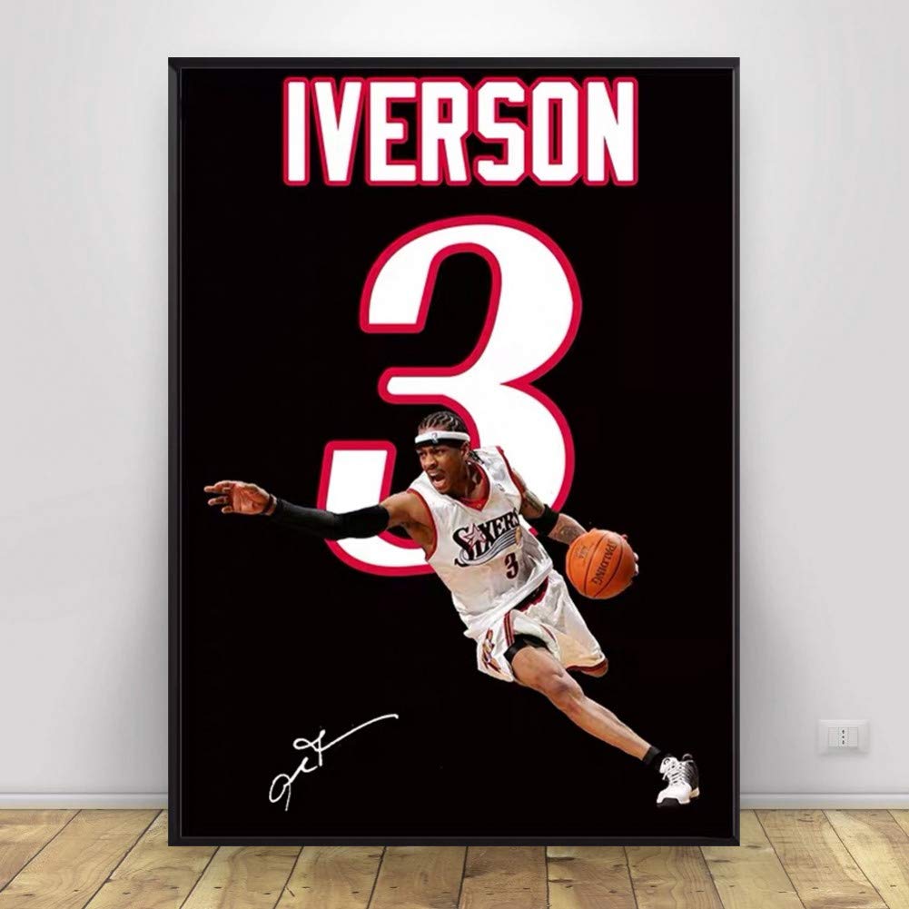 Amazon.co.jp: アレンアイバーソンバスケットボールスターポスター