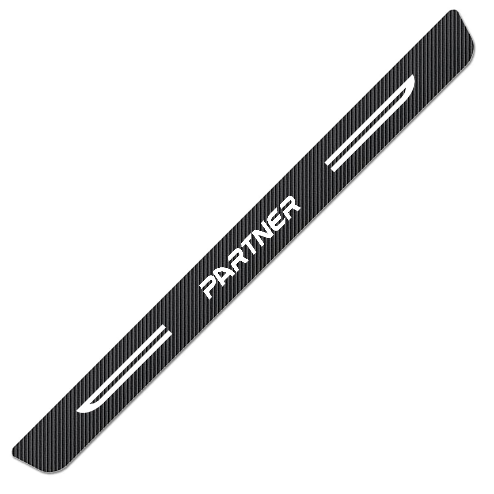 WXH97F Car Rear Bumper Protector for Peugeot partner Carbon Fiber Boot Sill Guard Anti-Scratch Luggage Protective Sticker Self-Adhesive Waterproof Strip 90cm