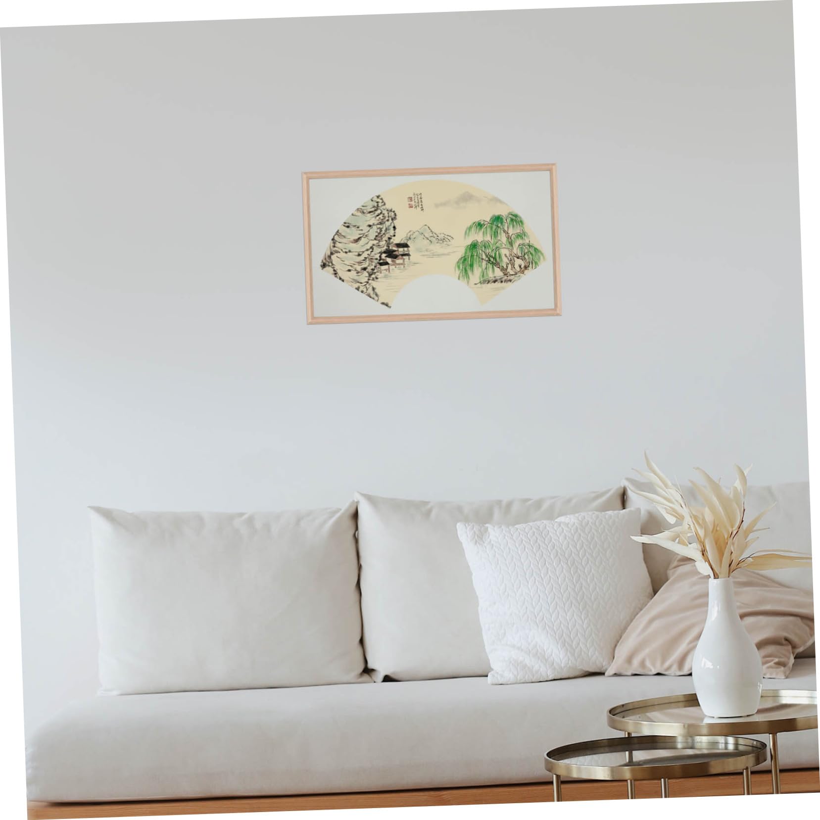 Nvzi 20 sztuk papieru do kaligrafii w kształcie wachlarza papieru do kaligrafii druk papier rzemiosło arkusze papieru, Shu Xuan, 50 x 30 cm, kwadratowy D (styl: 369