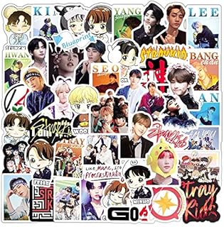Stray Kids - Stickers Decals Water Resistant For Laptops, Phones, Phone Case, Consoles, Walls, Luggage Case, Books, Game (50 Stickers)