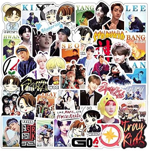 Stray Kids - Stickers Decals Water Resistant For Laptops, Phones, Phone Case, Consoles, Walls, Luggage Case, Books, Game (50 Stickers)