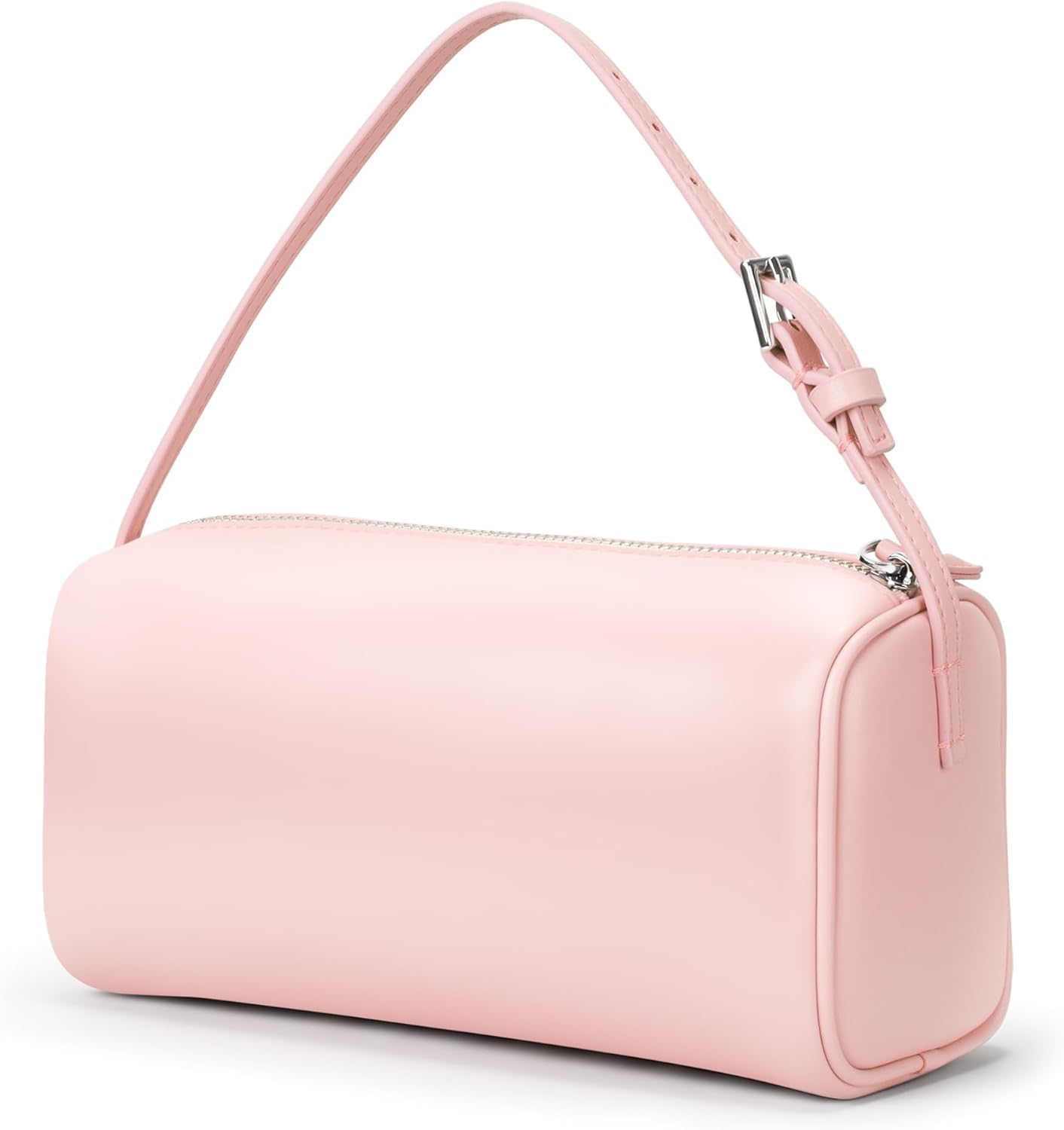 Hobo Crossbody Bags For Women,Vegan Leather Barrel Bag For Ladies,Designer Mini Pruse With Adjustable Strap