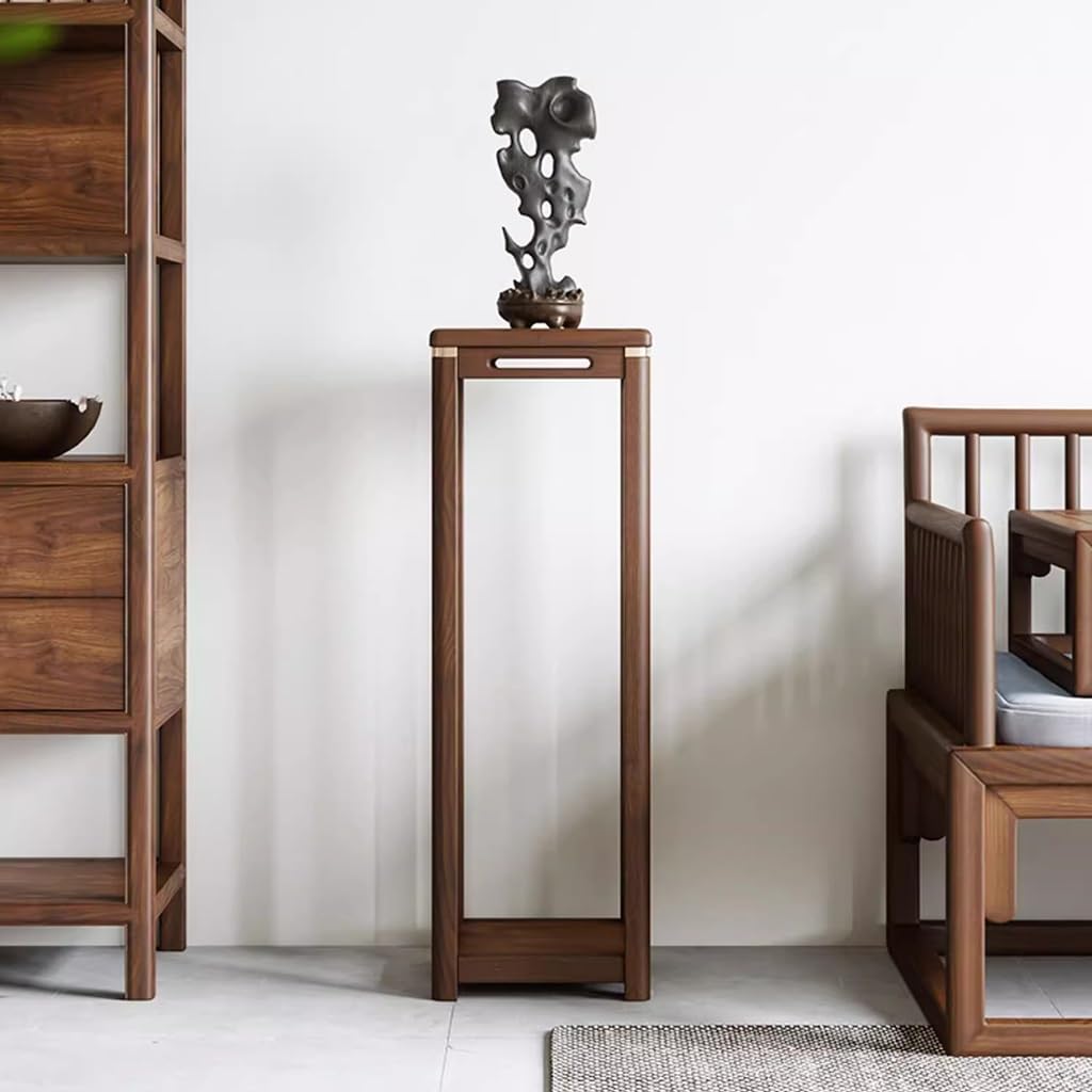 Amazon.com: LAJUU Wooden Square Side Table Retro 2-Tier