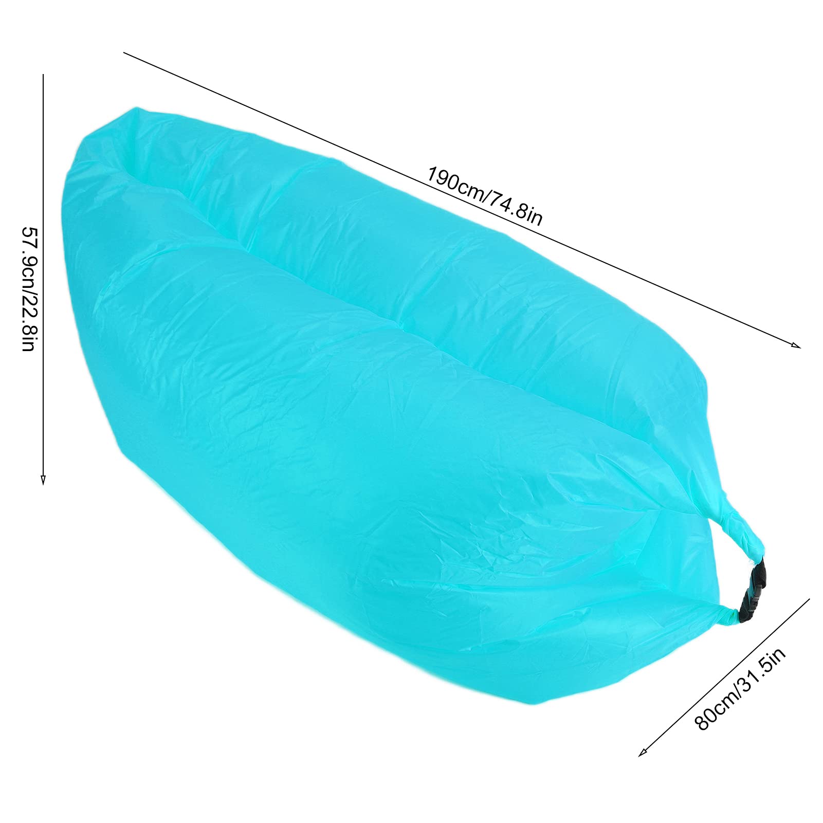 plplaaoo Lettino Gonfiabile, Divano Gonfiabile Per Viaggiare, Sedia da Spiaggia da Campeggio All'aperto, Lettini Gonfiabili, Materasso Ad Aria Pieghevole Portatile Per Feste in Spiaggia (blu)