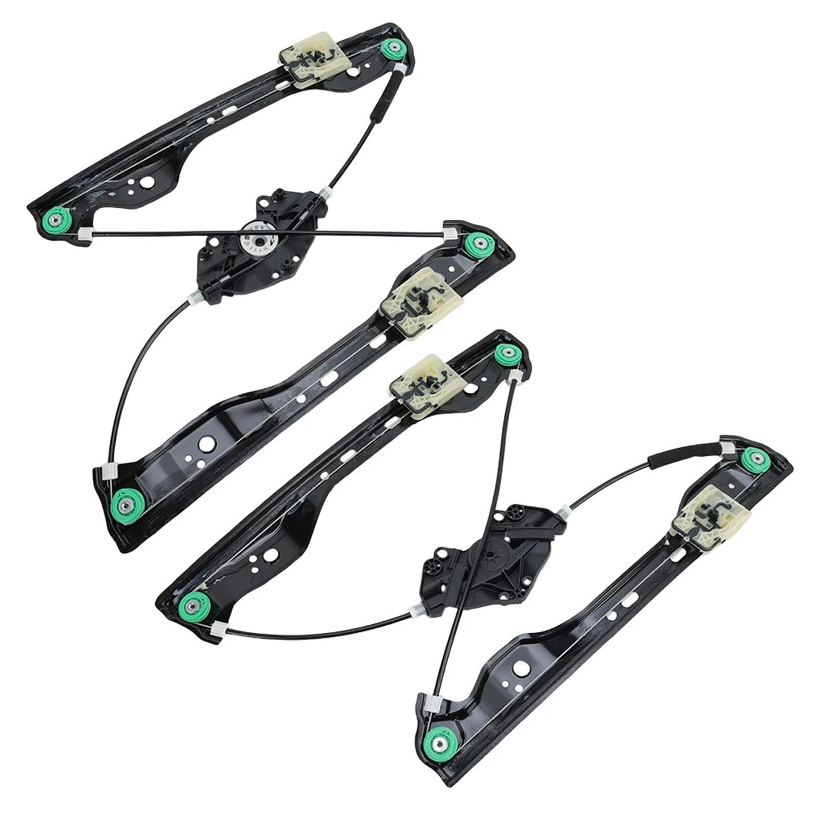 Kuadyegc 2Pc Front Window Lift Regulator Fit For Xc60 2008-2017 Without Motor Front Window Regulator Power Window Regulator(2Pc)
