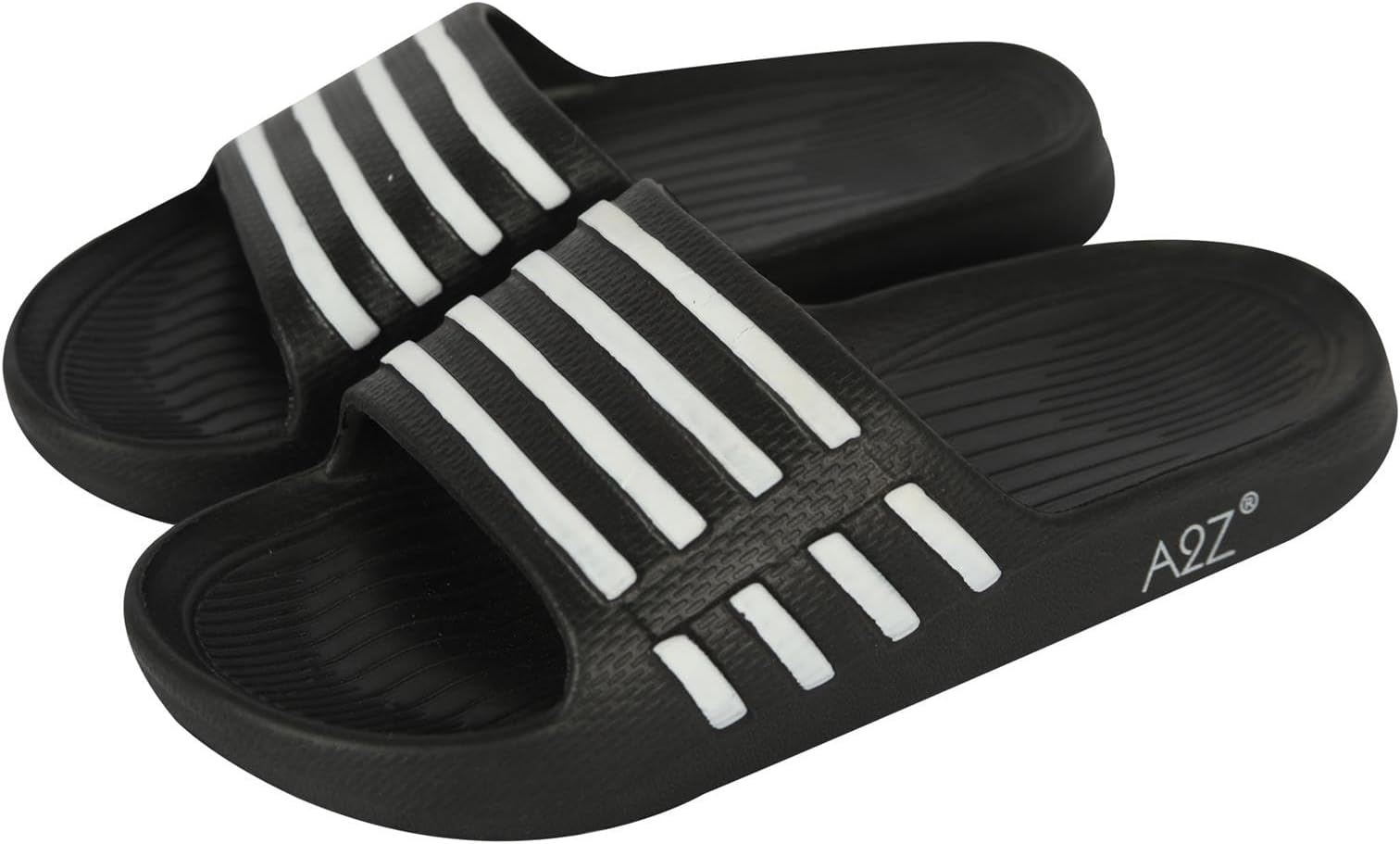 Mens Womens Boys Girls EVA Sliders Soft Lightweight Pool Slides Non Slip Waterproof Flexible Beach House Garden Comfortable Shower Slippers Kids UK 11 to Adults 11