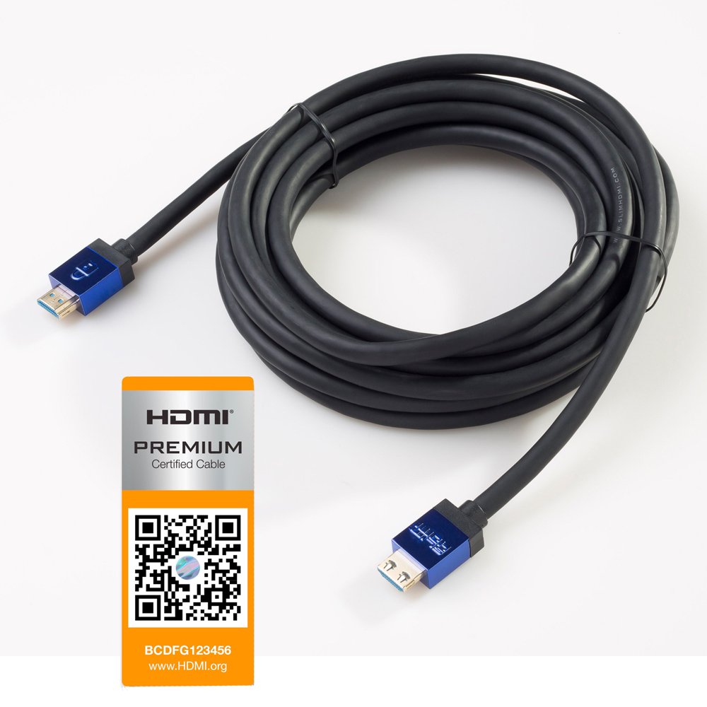 0.5m (50cm) Male Mini (Type C) to Male (Type A) Cable, The World's Slimmest HDMI Lead? (Gold Plated, 1080p, 3D, High Speed, ARC) — view 24
