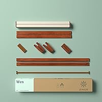 Vista 9 de Zinus Wen Wood Platform Bed Frame/Solid Wood Foundation/Wood Slat Support/No Box Spring Needed/Easy Assembly, Queen Cereza