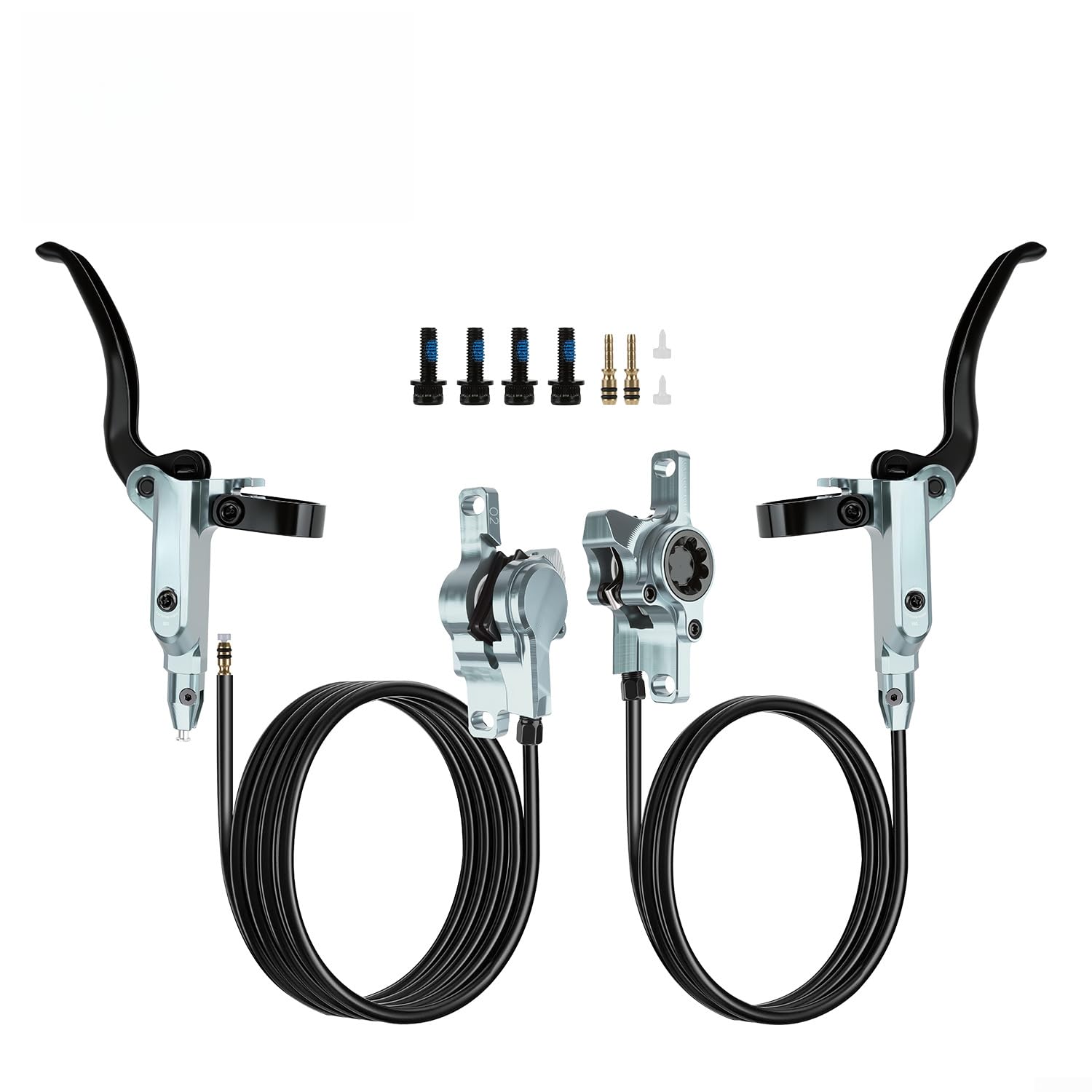Hydrauliczny Hamulec Tarczowy MTB Podwójny Tłok CNC