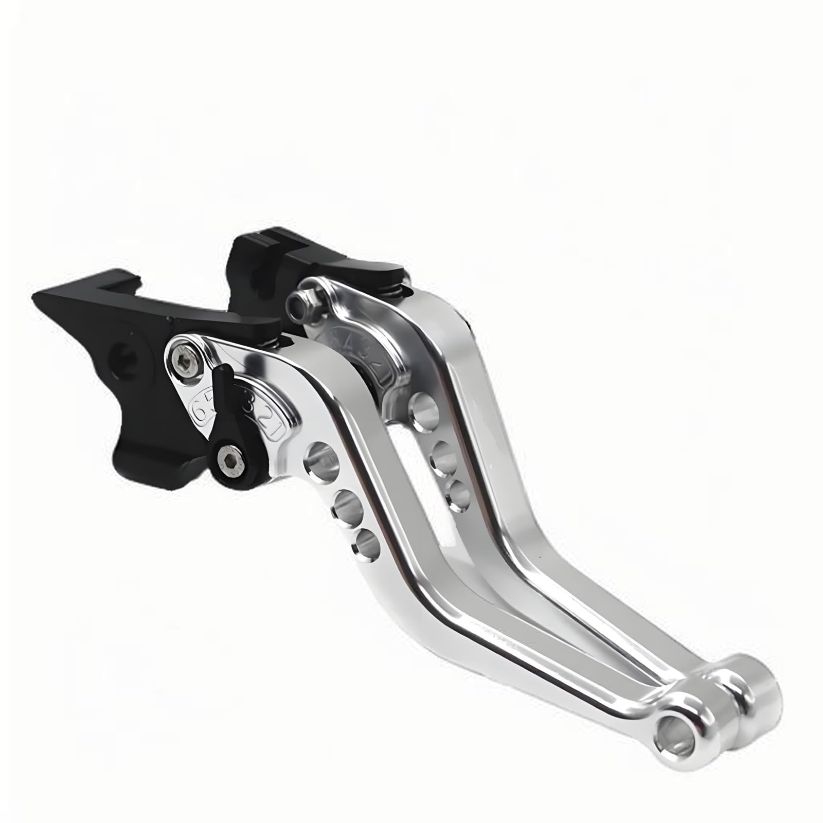 Fxvbg Silver Clutch Motorcycle Pivot Handle Control Brake Clutch Levers For Kawasaki For Ninja Zx6r Zx-6R Zx-636 Zx-6Rr 2019-2024(Silver)