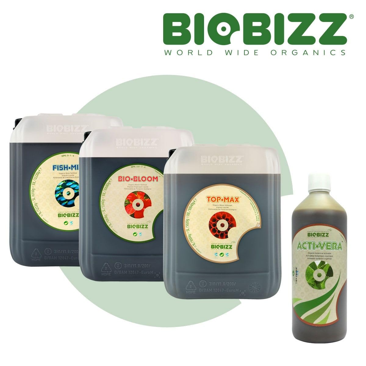 Pack engrais Fish.Mix 3 x 5 litres BIOBIZZ