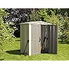 Keter Factor 6×3 Outdoor Storage Shed Furniture Garden Tools Bike Accessories Beach Chairs and Push Lawn Mower