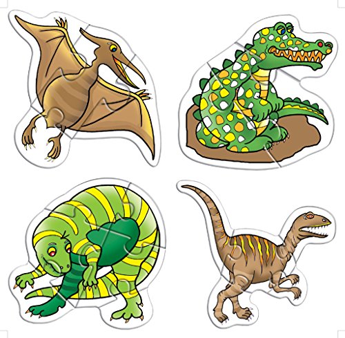 Image of Creative's Early Puzzles Step 1 -Dinosaurs Puzzle | Educational Puzzles Game | Fun to Learn Game | Knowledge of Dinosaurs for 3 & Up Kids