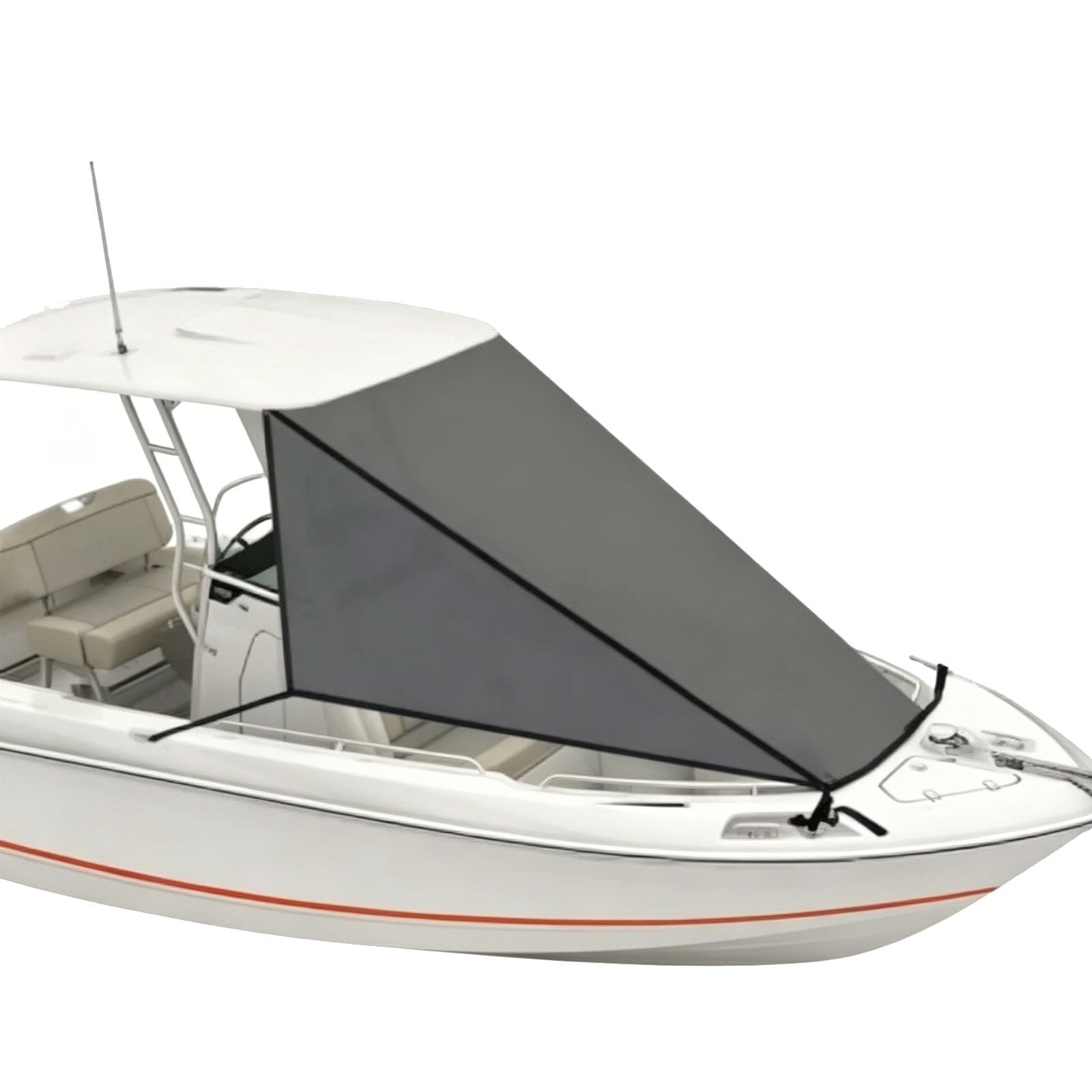 Tendalino per Gommone, Tendalino Barca, Protezione UV e Impermeabile per Barche Senza Telaio, Pontoni