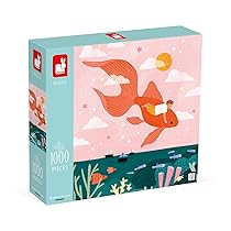 Janod – Puzzle 1000 Pezzi – Sogno sul Mare – Per Adulti Adolescenti e Bambini – Sviluppa Pazienza e Manualità – Fabbricato in Europa e Certificato FSC – Dagli 10 Anni, J02523