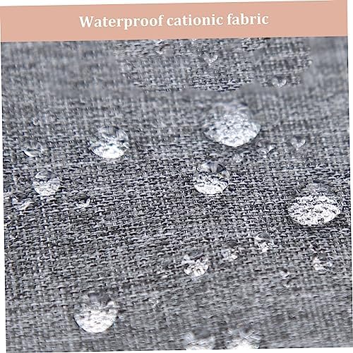 Pram Sun Shade with Breathable Viewing Window Windproof Sun Shade Cover for Pram Parasol with Window Blackout Light Grey — view 6