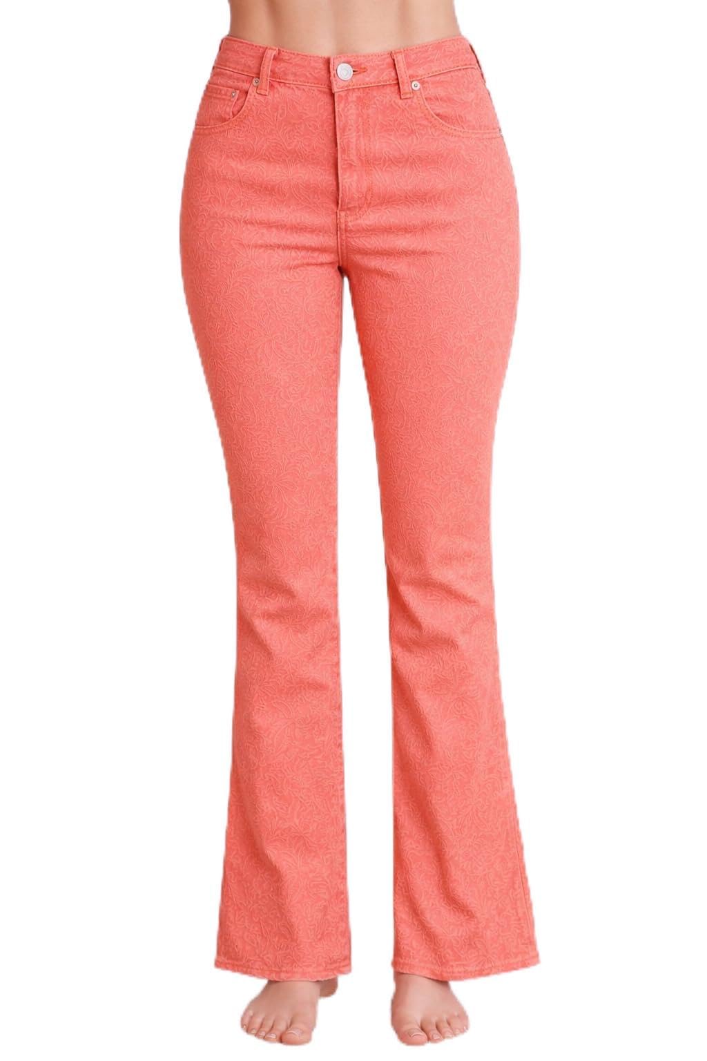 Pantalone Donna Regular Fit, Jacquard Elasticizzato, Made in Italy