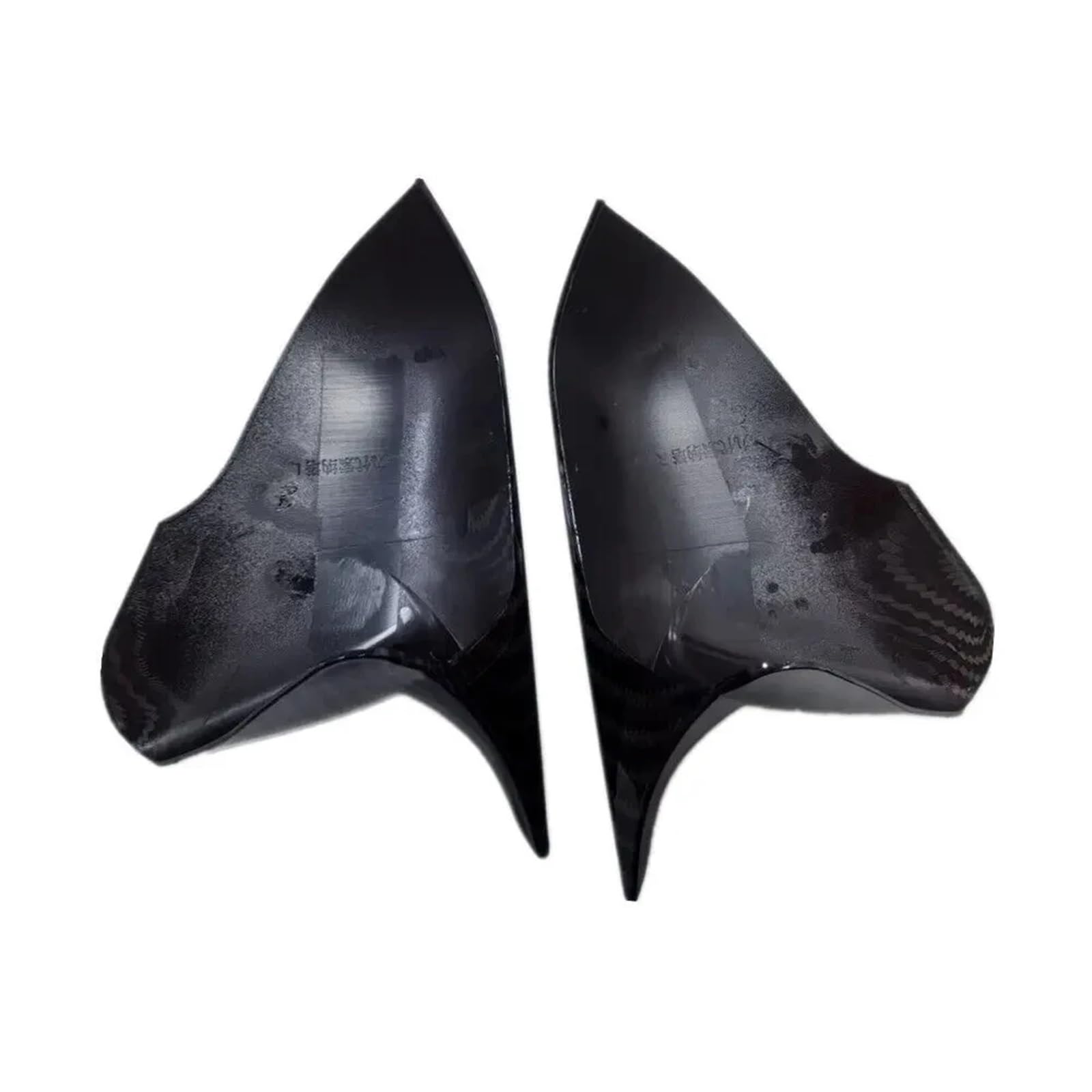 Auto Spiegelkappen Für Hyundai Für Sonata 2015 2016 2017-2019 | 1 Paar Carbon Look Seite für Wing Cap Außentür Spiegelabdeckung Rückansicht Abdeckung(Carbon)