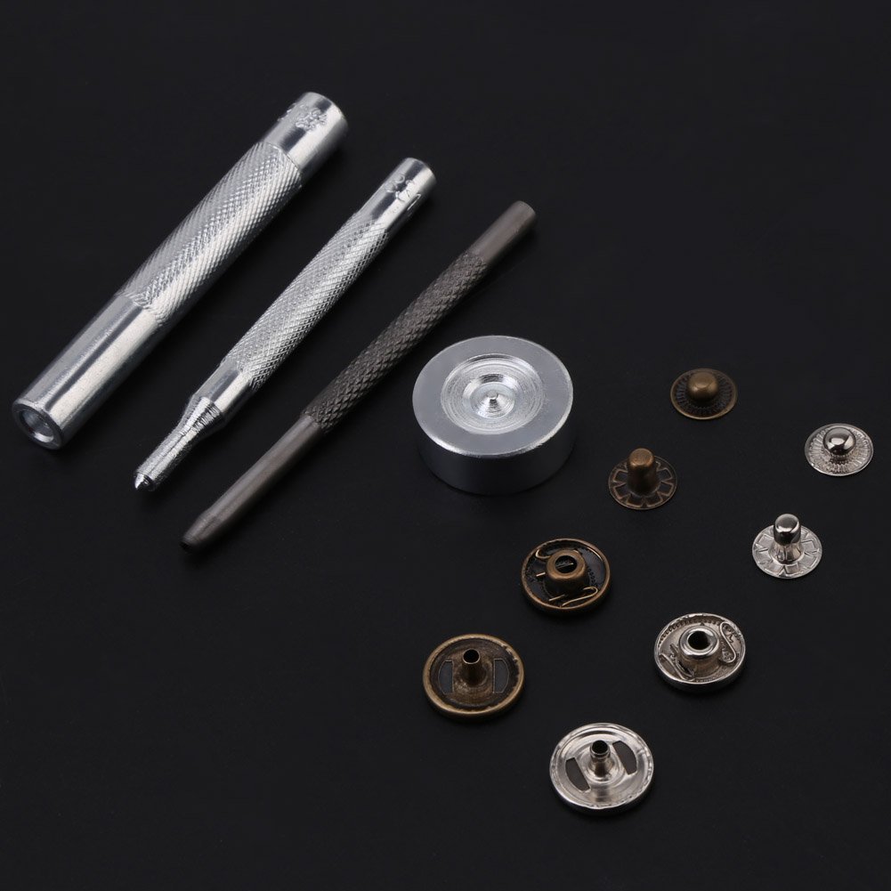 Kit Di Bottoni Automatici Da 50 Pezzi Con Strumento Di Pressatura Per L Installazione E Bottoni Automatici In Metallo 94415317