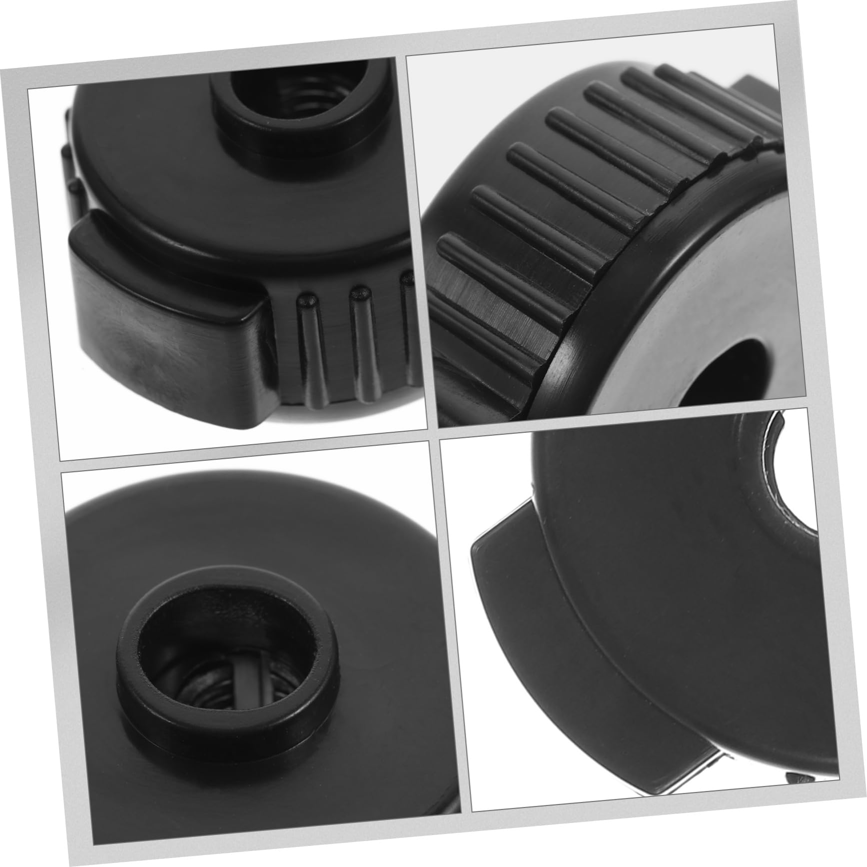 Levemolo Universal Drum Cymbal Nuts Set 4pcs Plastic Drum Cymbal Fixing Nuts Quick Release