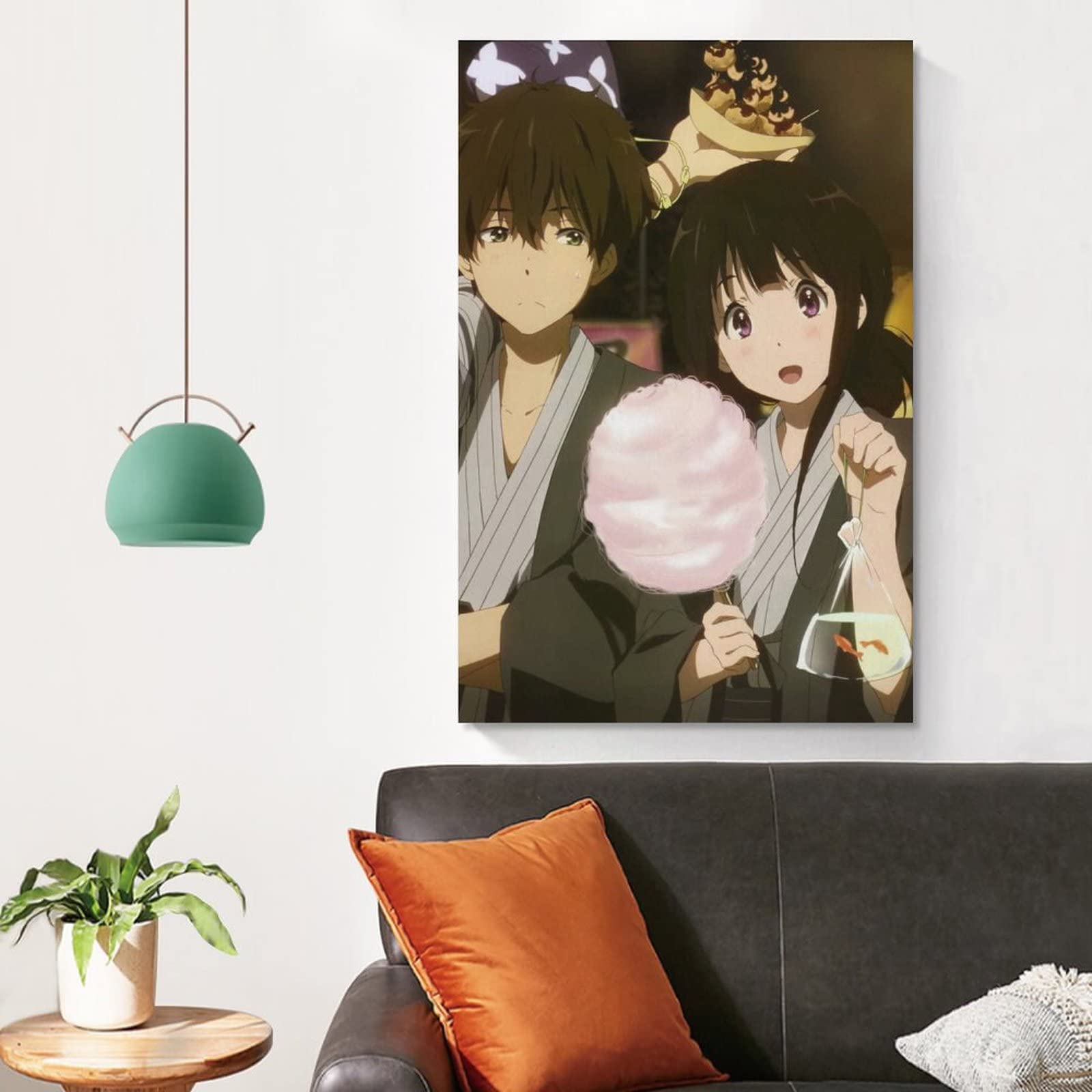 Amazon.co.jp: 絵画 折木奉太郎 千反田える 福部里志 伊原摩耶花 氷菓