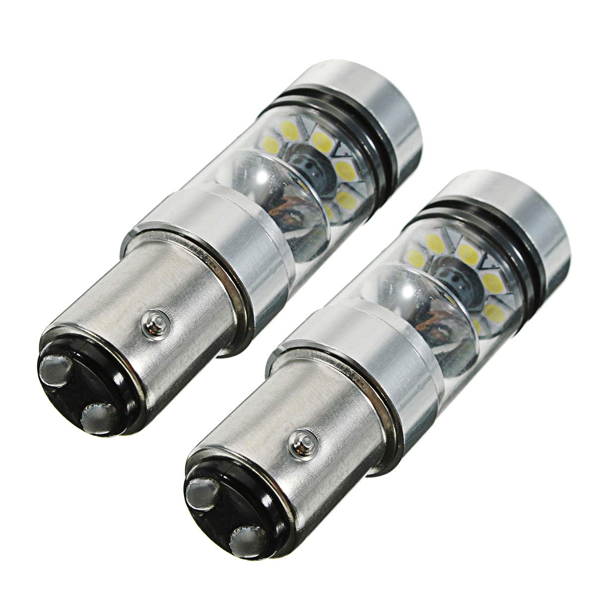 Para LED samochodowe światła przeciwmgielne żarówka H7 H11 9006 7443 3157 1156/Ba15S 1157/Bay15D 100W 1000lm - 1156 Ba15S