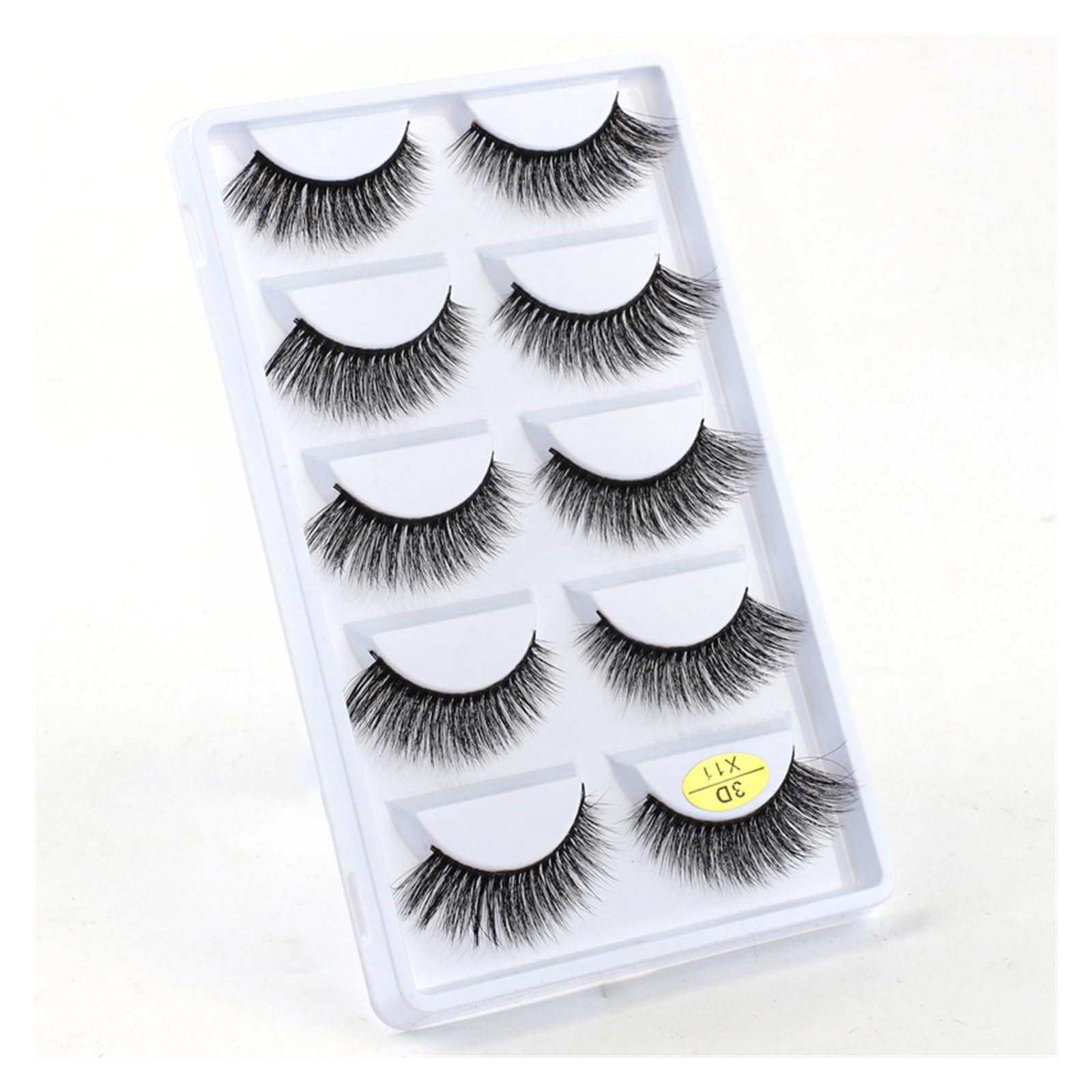UAMOU 10 50 100 Boxes Mink Eyelashes Fluffy 3D Mink Lashes Makeup Natural Long Volume False Eyelashes Bulk