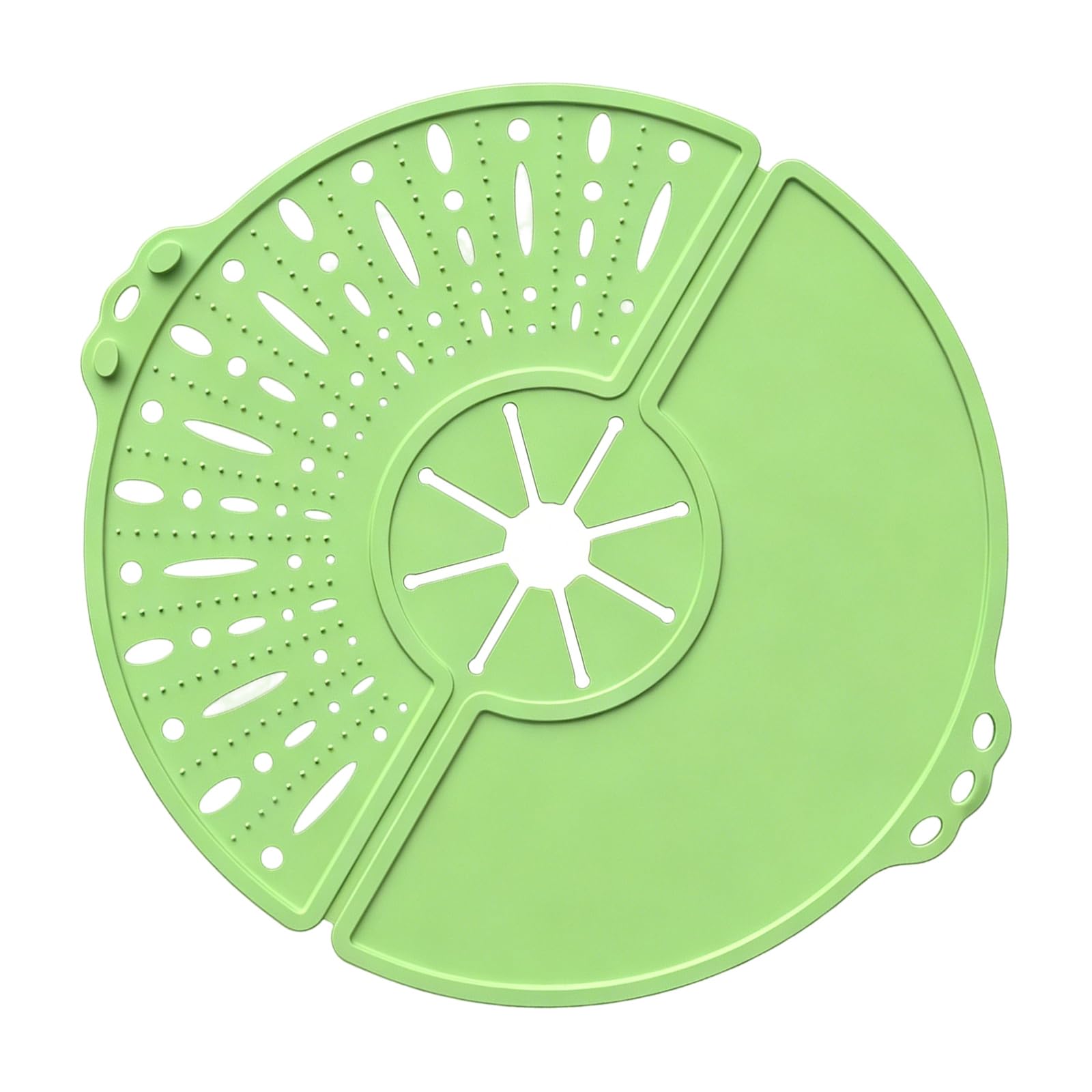 Zxfdsfdbnm Silicone Foldable Splatters Guard Lid Universals for Most Pots Frying Pan Oil Greases Splashes Screen Kitchen Accessories Fry Pan Cover