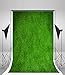 Laeacco 5x7ft Vinyl Backdrop Photography Retro Green Background Grunge Green Grass Field Artificial Sports Football Game Backdrop Photo Adults Newborn Baby Kids Birthday Party Portrait Studio Props