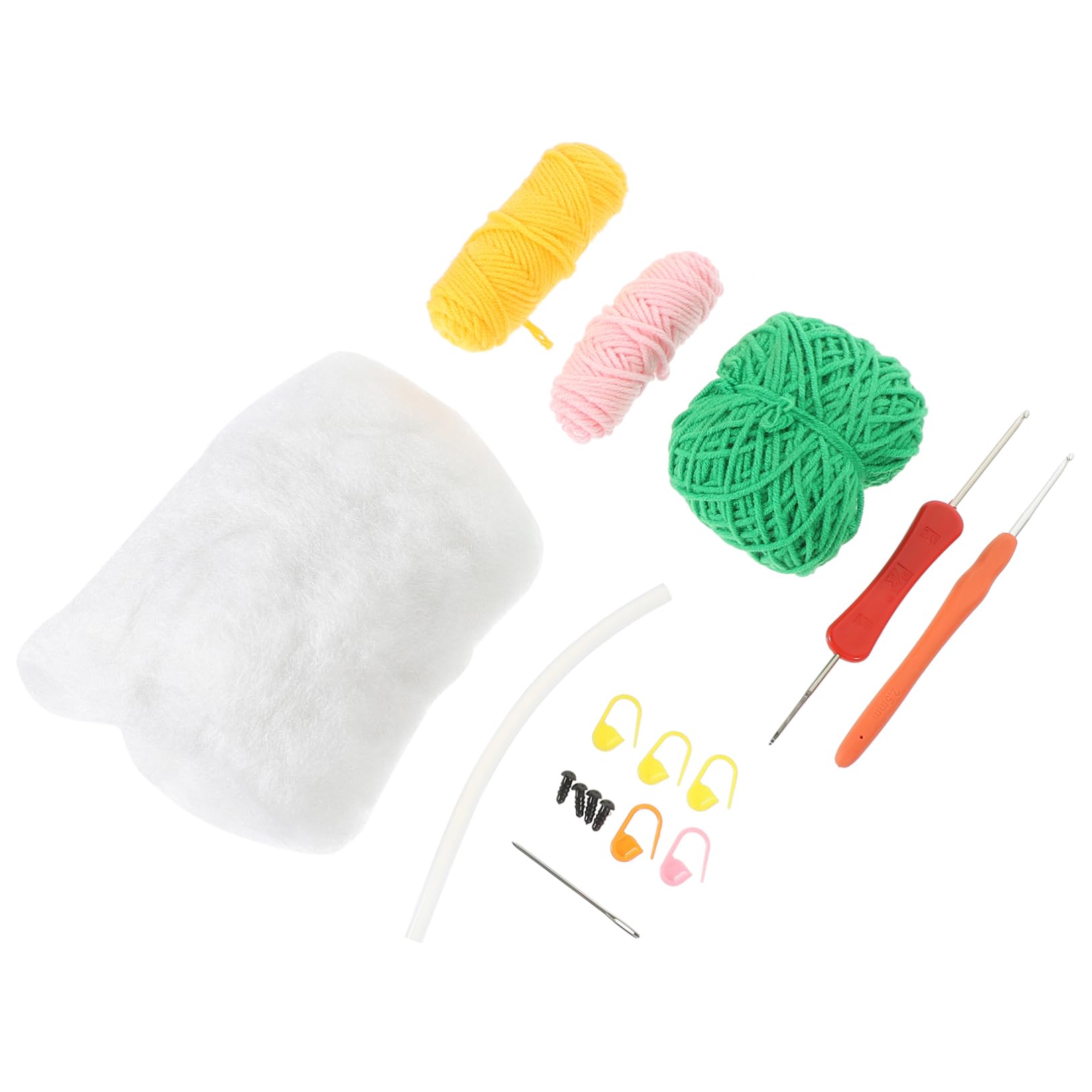 Tofficu 4 Sätze Zubehör Tulpe Häkeln Haken Häkelset für Anfänger Bausatz wohnungseinrichtung home decoration hausdeko Tierische Dekoration Häkelset lernen Häkelsets für Plastik