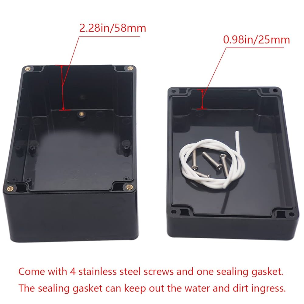 Otdorpatio Project Box IP65 Waterproof Junction Box ABS
