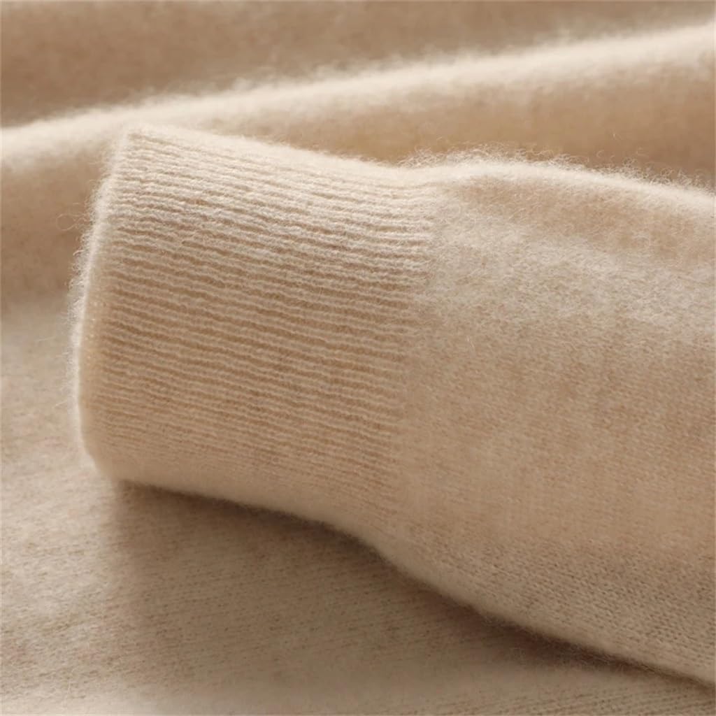 Autumn and Winter Men's Sweater Wool Sweater Men's Round Neck Pullover Top Lightweight Sweater