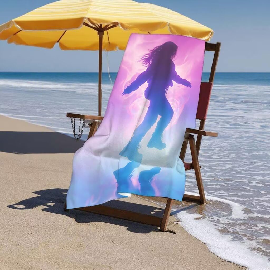 Telo Mare XXL 220x100cm/35x70cm, 2 Set Telo Mare Microfibra Ragazza Asciugamano Palestra Uomo, Antisabbia, Leggero, Asciugatura Rapida, Teli da Spiaggia Grandi Accessori per Camping Natation Yoga H-36