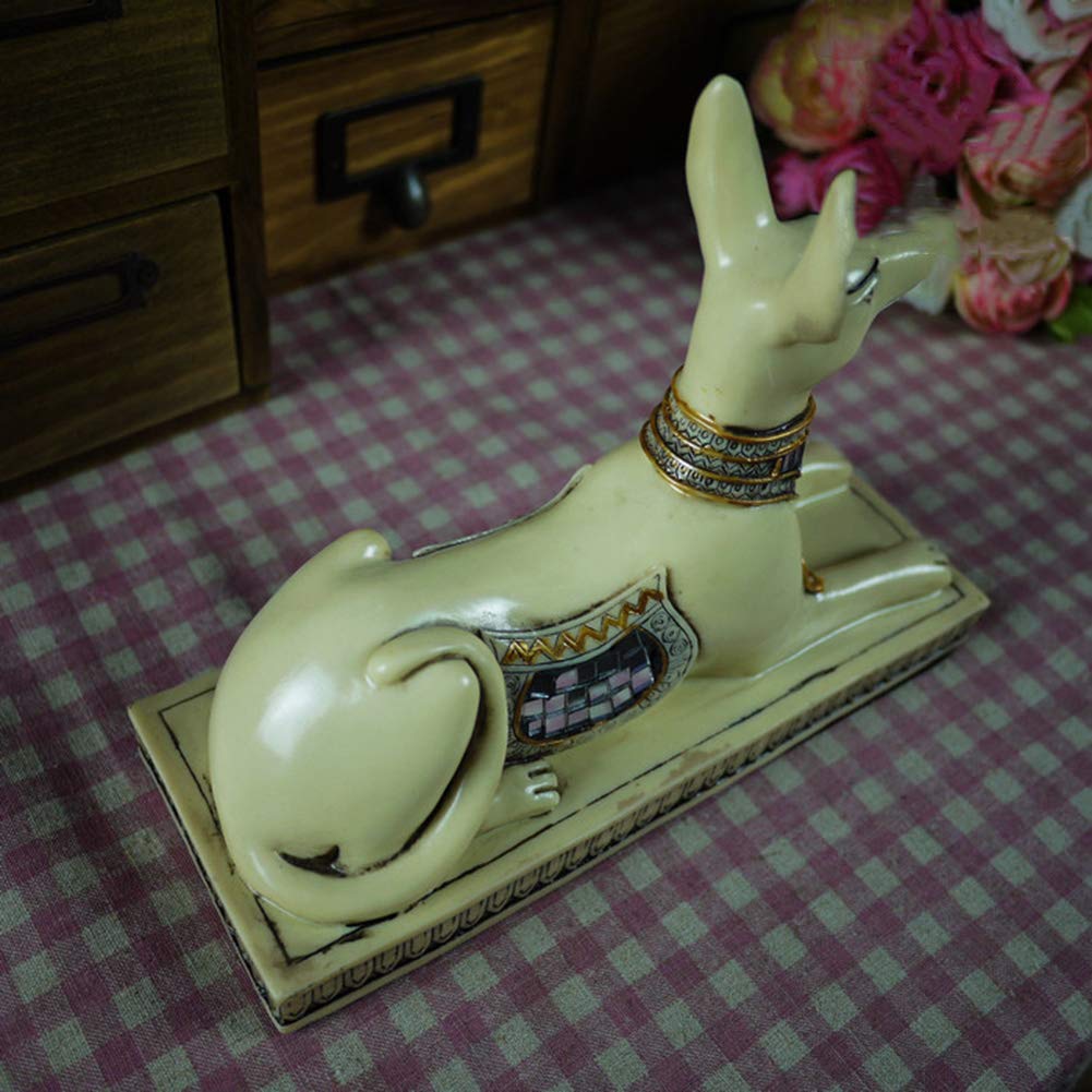 Amazon.co.jp: アヌビス像、エジプトの犬の彫刻古代エジプトの神の像 