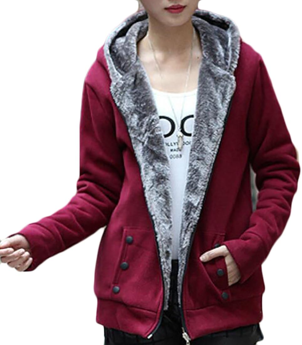 fur lined zip up hoodie womens