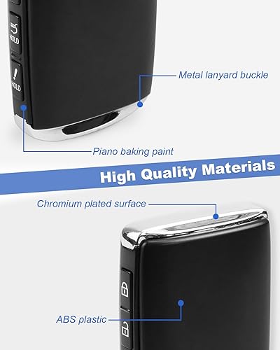 Miniatura 5 de CX5 CX9 - Carcasa de repuesto para llavero remoto sin llave para Mazda CX-5 CX-9 2019 2020 2021 2022 2023, OEM # WAZSKE13D03