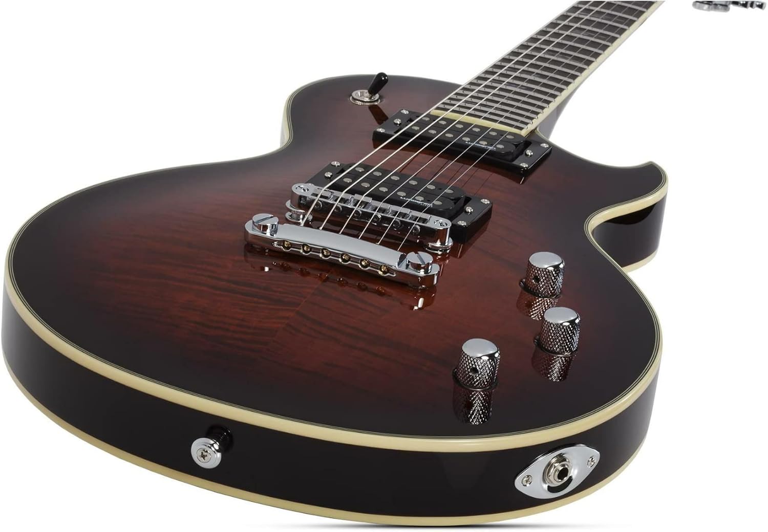 Schecter Solo-II Supreme Electric Guitar - Cat's Eye Black Burst