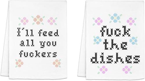 Miniatura 10 de Moonlight Makers, Colorful Funny Dish Towel, Flour Sack Kitchen Towel, Sweet Housewarming Gift, Farmhouse Kitchen Decor (Well Butter My Butt And