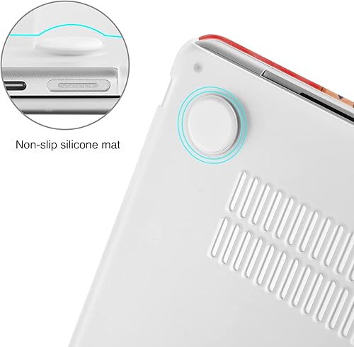 Miniatura 5 de EooCoo Funda compatible con MacBook Air de 13.6 pulgadas con chip A2681 M2 2022 con pantalla Retina, funda rígida de plástico + cubierta de teclado