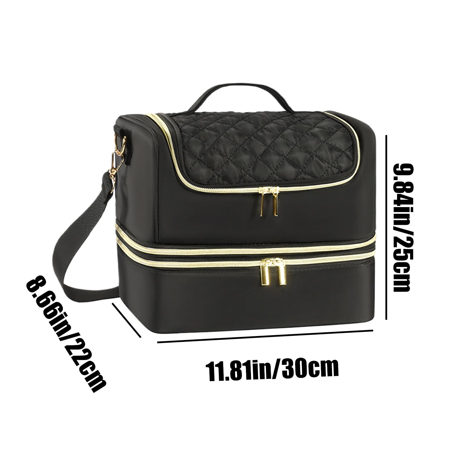 Estuche de transporte para esmalte de uñas, Estuche organizador de esmalte de uñas,Bolsa de almacenamiento para suministros de uñas - Estuche portátil de viaje para tecnología de uñas, para lámpara de