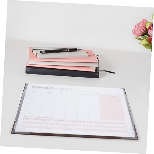 Miniatura 4 de Lurrose Sheet Calendar Goals Notebook Blank Table Calendar Weekly Planner Notepads Planning Note Pads Agenda Organizer Habit Calendar Habit Planner