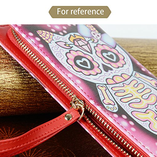 Dog Mom Gifts - Doberman Pinscher Dog Paw Printing Wallet for Women Leather Long Clutch Purse4